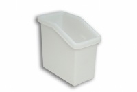 Natural Solid Plastic Rectangular Ingredient Bin 